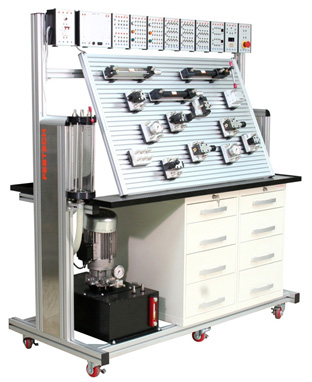 Electro-hydraulics training set, advanced level (FH-202) - HYDRAULICS ...